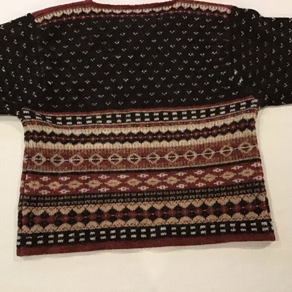 LL Bean Fair Isle Sweater Medium - Picture 2 of 6